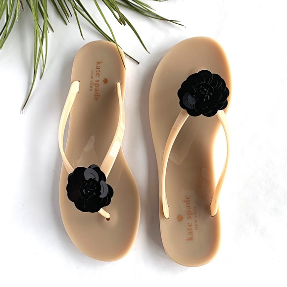kate spade jelly flip flops
